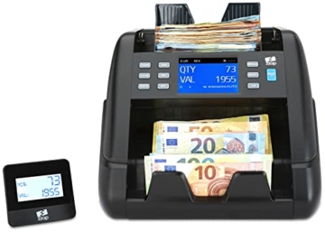 ZZap NC55 Banknotenzähler für gemischte Stückelungen & Falschgelddetektor - Geldzählmaschine Geldzähler Banknotenzählmaschine - 2