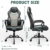BASETBL, ergonomischer Bürostuhl, PU-Leder, Schreibtischstuhl, Arbeitsstuhl, Gaming-Stuhl mit hoher Rückenlehne, drehbare Computer-Stühle mit Verstellbarer Lendenstütze… - 2