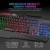 Rii Gaming Tastatur, PC Tastatur Beleuchtet Regenbogen Tastatur USB, 19 Anti-Ghosting, Gaming Keyboard Für PC/Laptop/PS4/Xbox One (Deutsches Layout) - 3