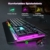 TECKNET RGB-Gaming-Tastatur für PC, Membran Tastatur mit 105 Tasten, Vollmetall-Pane, kabelgebundene Tastatur mit Handgelenkauflage, 15-Zonen RGB Beleuchtung, Computer Keyboard 25 Anti-Ghosting-Tasten - 3